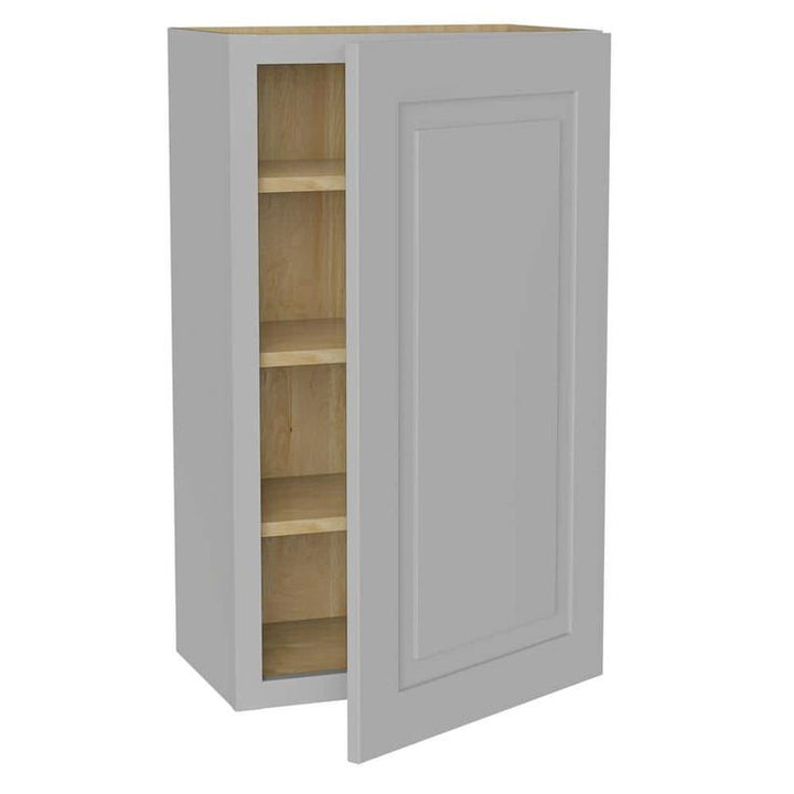 Home Decorators Collection Grayson 21 in. W x 12 in. D x 36 in. H Assembled Plywood Wall Kitchen Cabinet in Pearl Gray with Soft Close