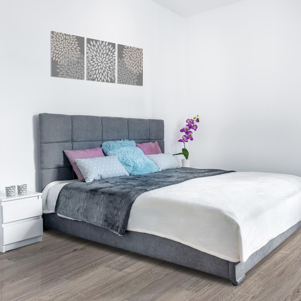 Lucida USA BaseCore Smoked 6-in W x 36-in L x 2-mm Waterproof Peel-and-Stick Luxury Vinyl Plank Flooring, 12-mil Wear Layer, 54-sq ft Carton