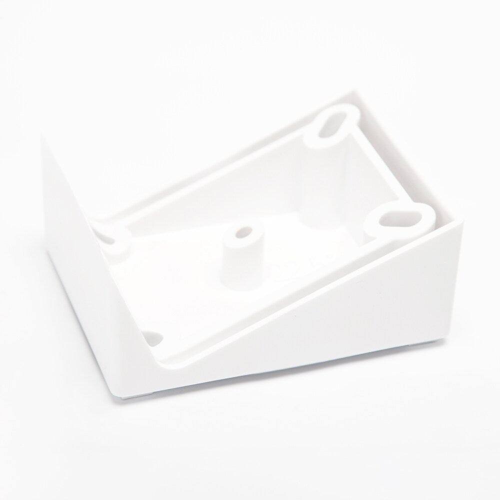 Deckorators 2-in x 5.5-in Grab and Go Contemporary White 22.5-degree Composite Angle Adapter (2-Pack)