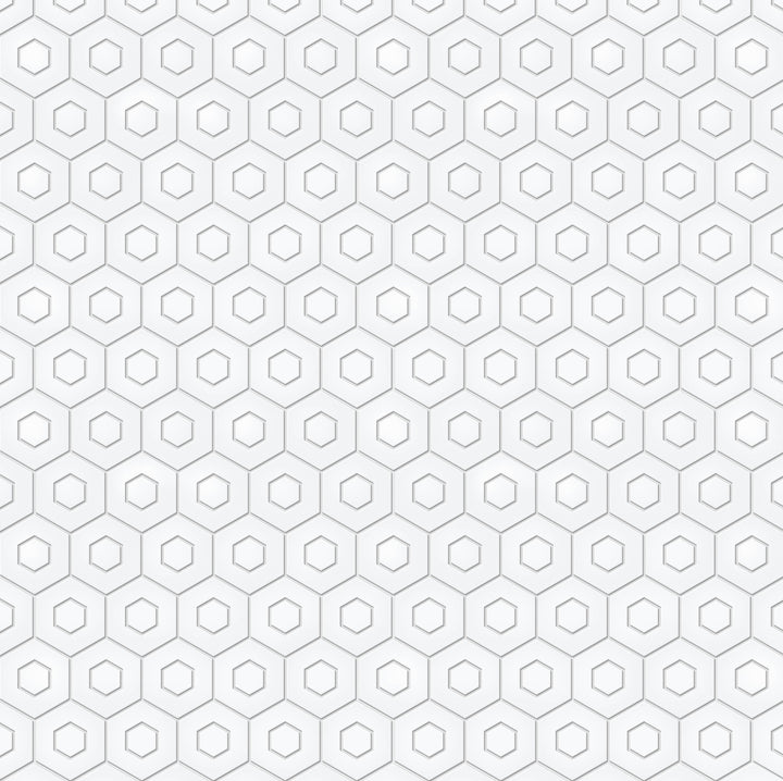 Satori Hudson Brilliant White 12-in x 12-in Matte Porcelain Honeycomb Wall Tile (0.94-sq ft/ Piece)