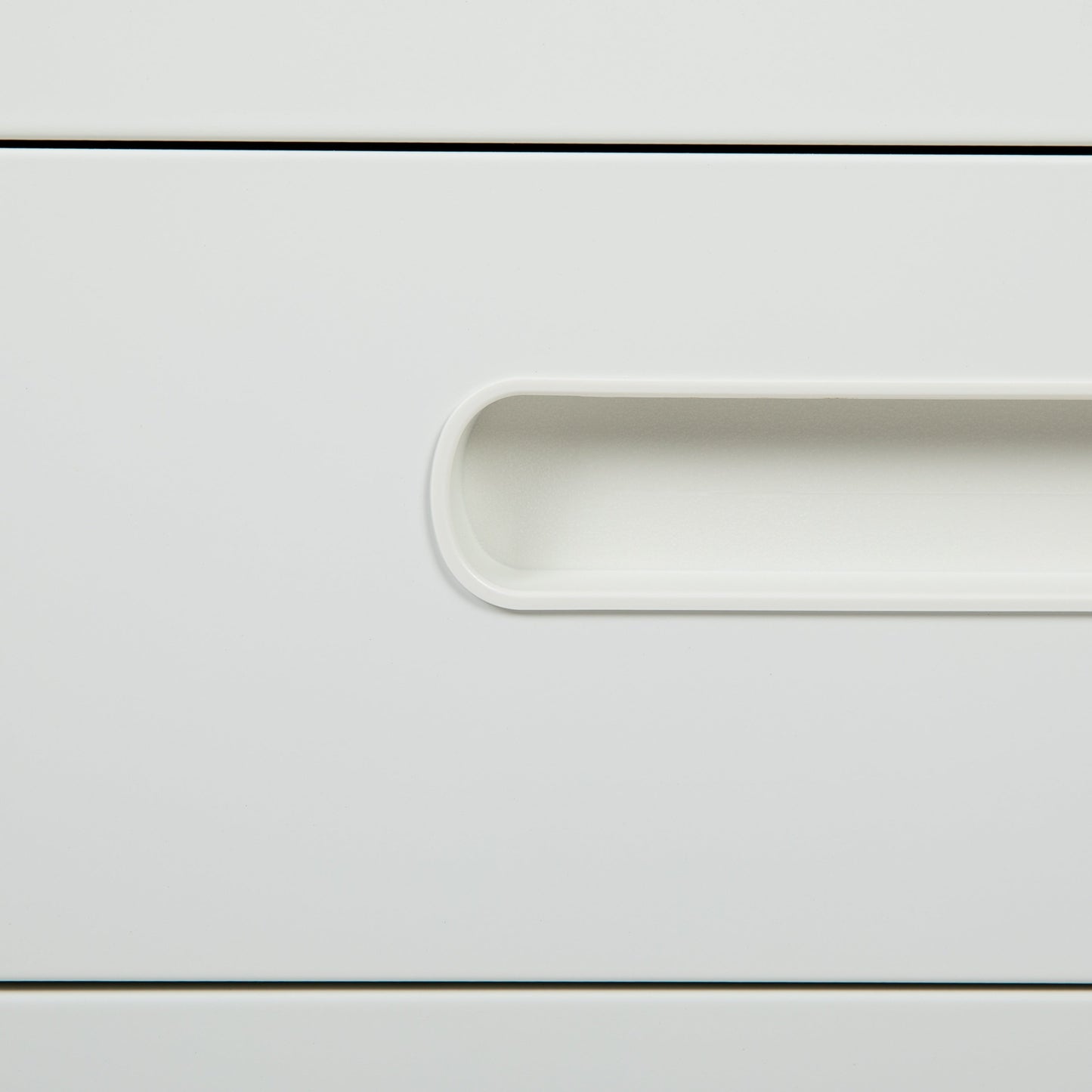 Flash Furniture Modern White 3-Drawer Filing Cabinet - Ergonomic Mobile Design, Lockable, Commercial Grade, Metal Construction, Rolling, 16x24x21 Inches