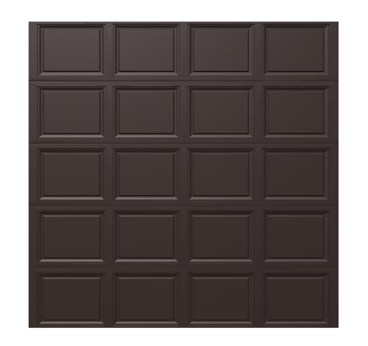 Wayne Dalton Classic Steel Model 9100 8-ft x 8-ft Insulated Brown Single Garage Door