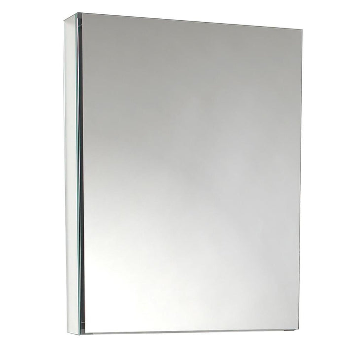 Fresca 20-in x 26-in Surface/Recessed Mount Mirror Mirrored Medicine Cabinet