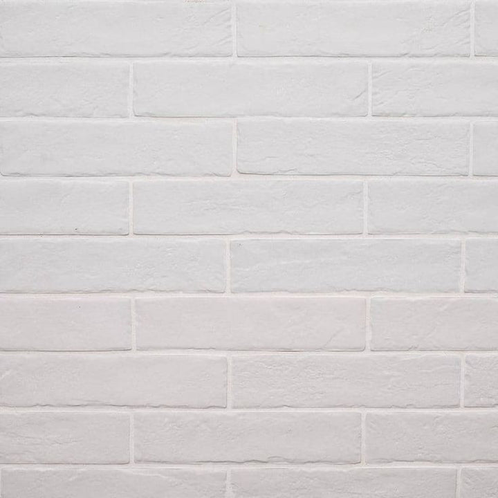 MSI Capella White Brick 2-1/3 in. x 10 in. Matte Porcelain Floor and Wall Tile (5.17 sq. ft. / case)