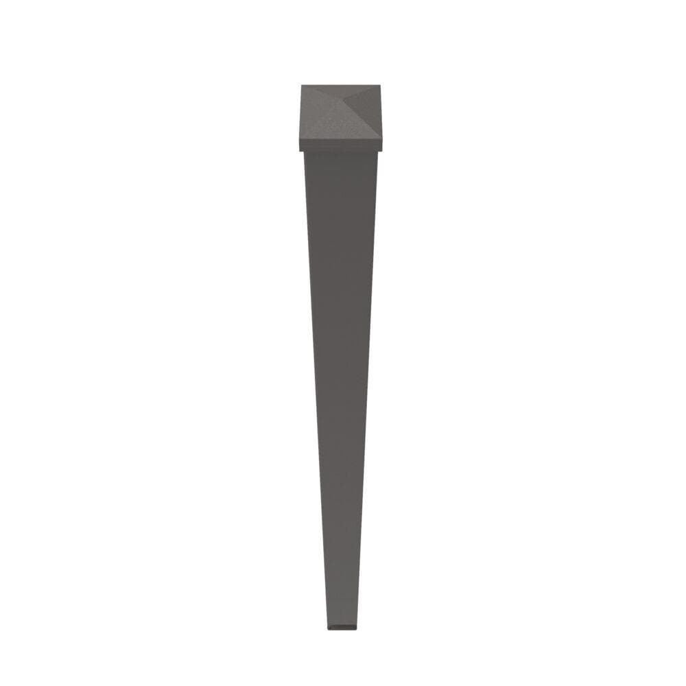 Freedom 5.5-in x 5.375-in x 5-ft Matte Bronze Aluminum Deck Post