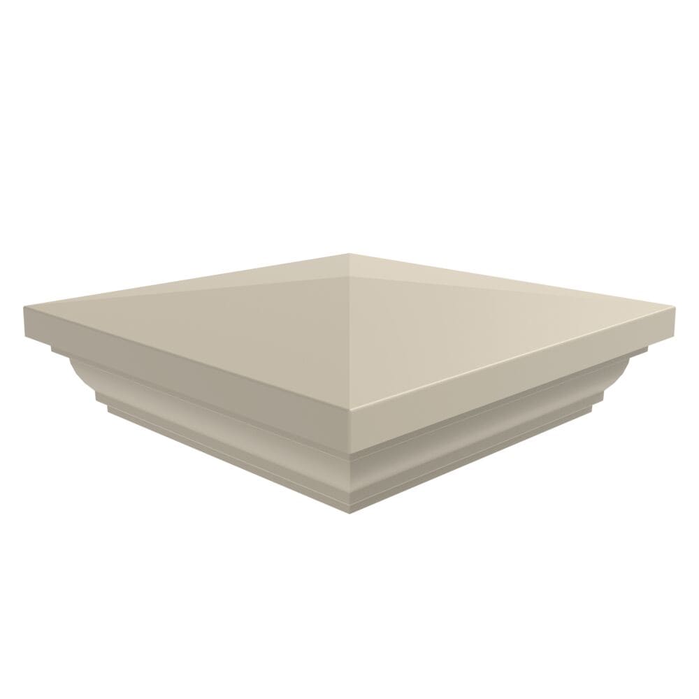Freedom 4-in x 4-in Clay Vinyl Deck Post Cap