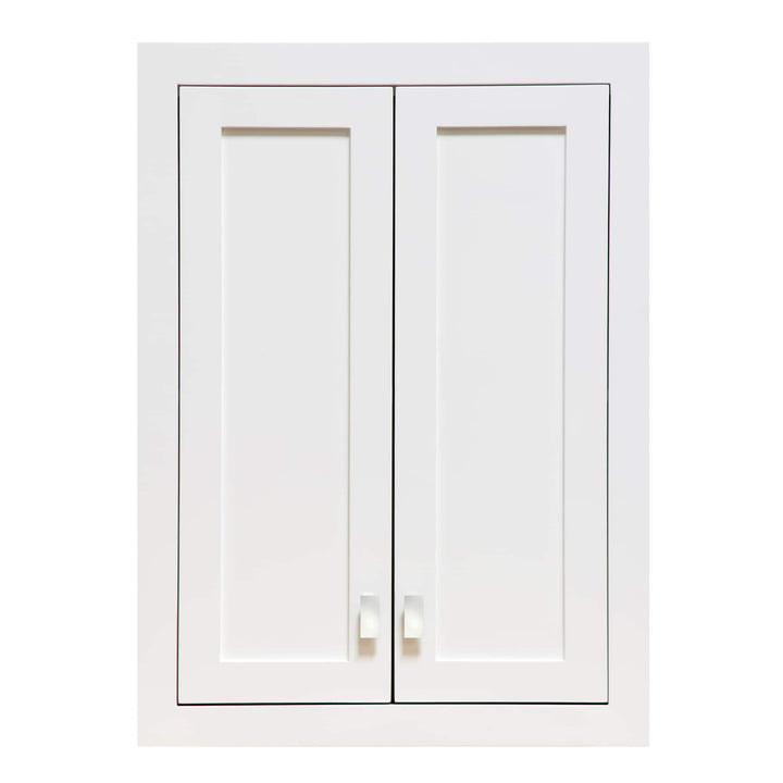 Water Creation Madison 24-in x 34-in x 8-in White Soft Close Bathroom Wall Cabinet