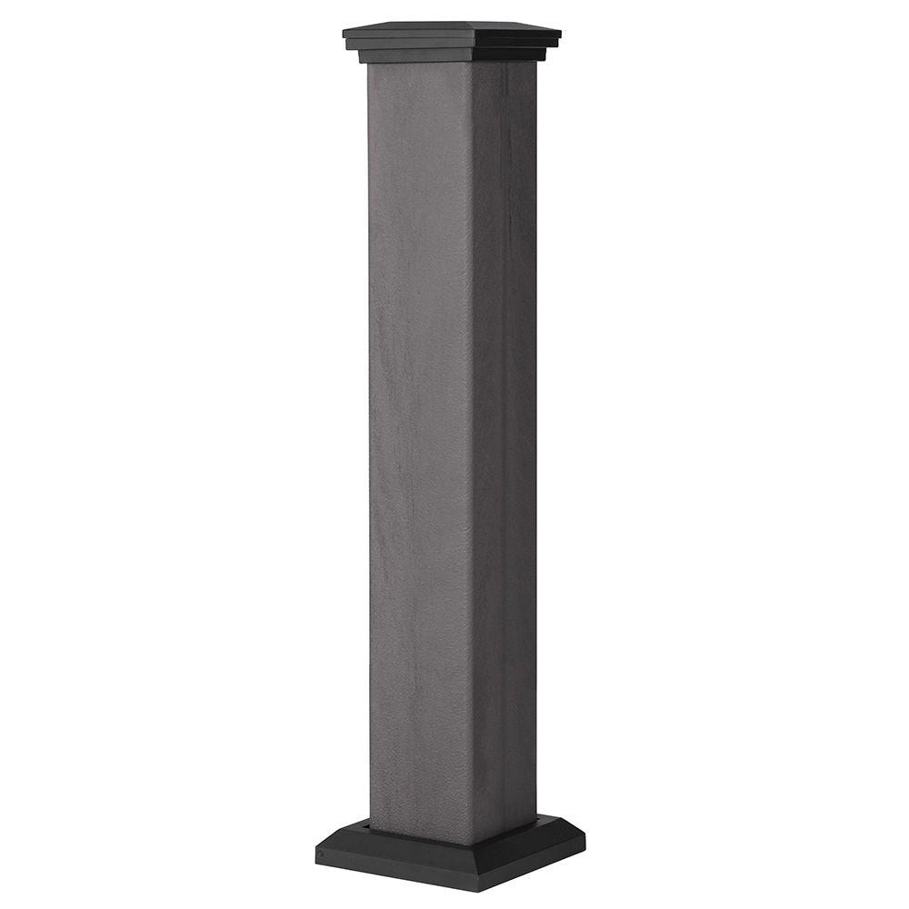 Fortress Building Products Infinity 5-in x 5-in x 10-ft Cape Town Grey Composite Deck Post Sleeve