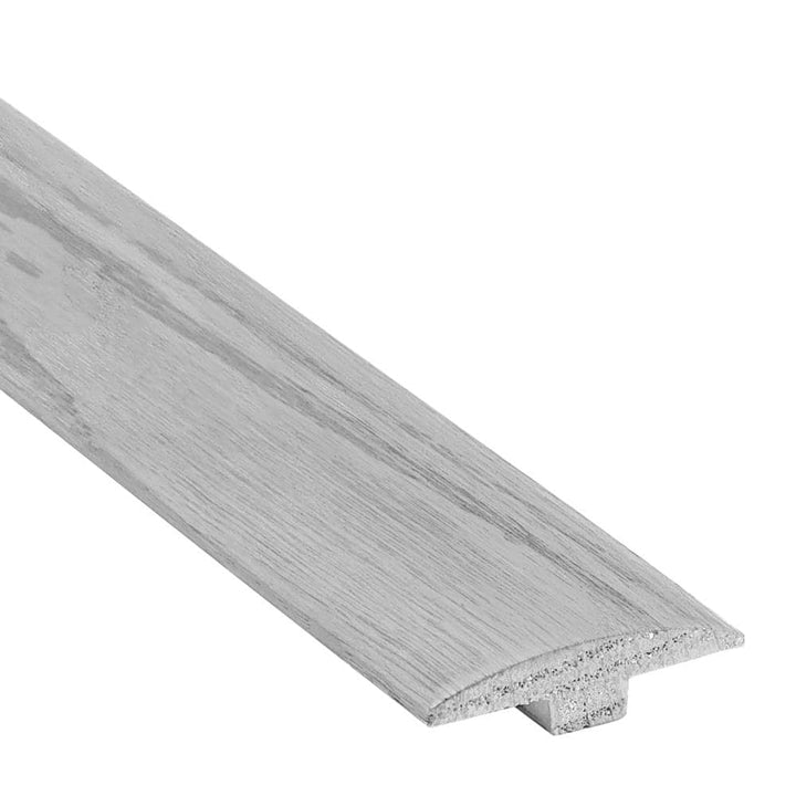 Bruce Pale White 0.5-in T x 2-in W x 78-in L Solid Wood Floor T-Moulding