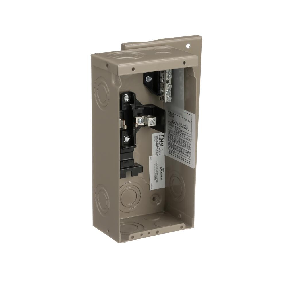Eaton Type CH 70-Amp 2-space load center - label view