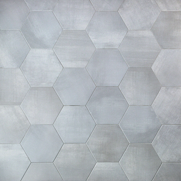 Artmore Tile Watson Avorio 10-in x 11-in Matte Porcelain Encaustic Hexagon Floor and Wall Tile product image