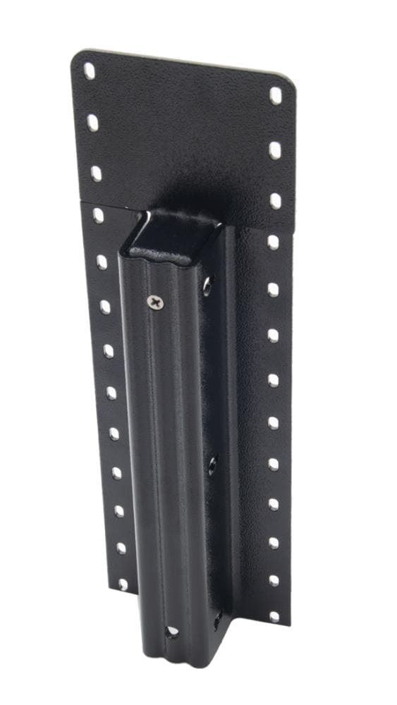 Lifetime Steel Post 7-1/2-ft H x 4-in W Black Steel Post and Rail Yard Line Fence Post
