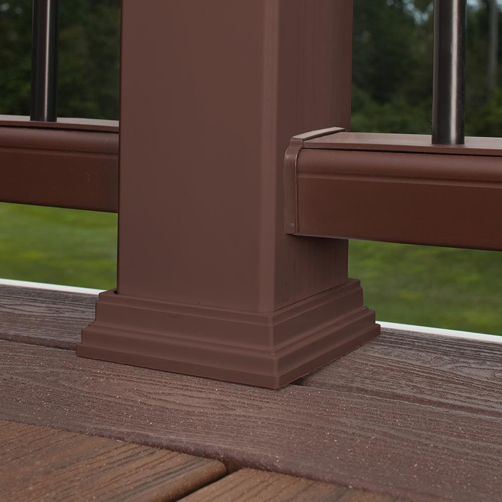 Trex 4-in x 4-in Vintage Lantern Composite Deck Post Base Trim