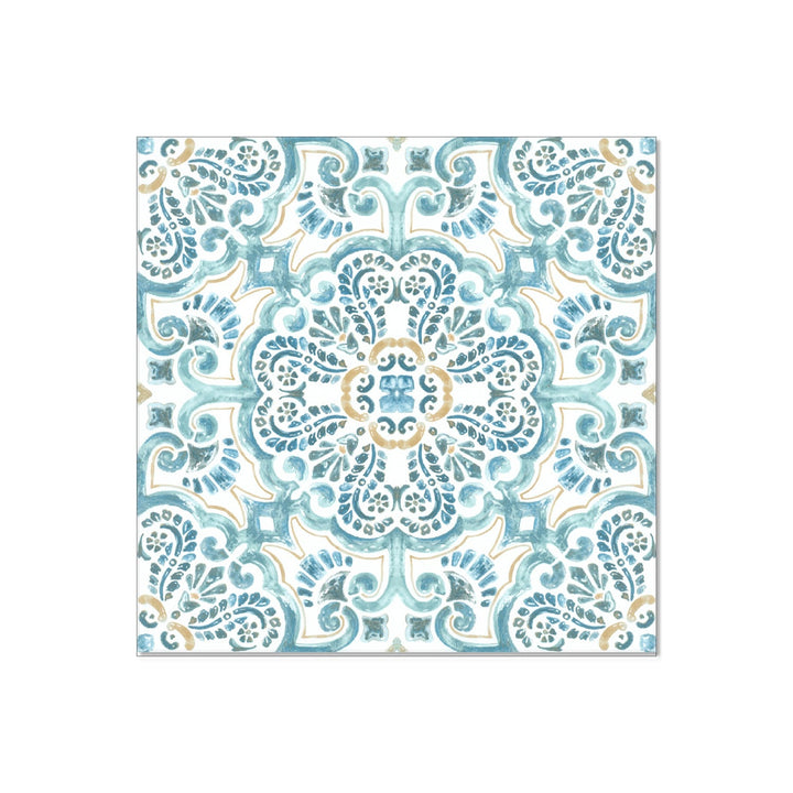 Lucida USA (Sample) BaseCore Sicilian Blue Multiple Colors/Finishes Patterned Look 12-mil Water Resistant Peel and Stick Vinyl Tile