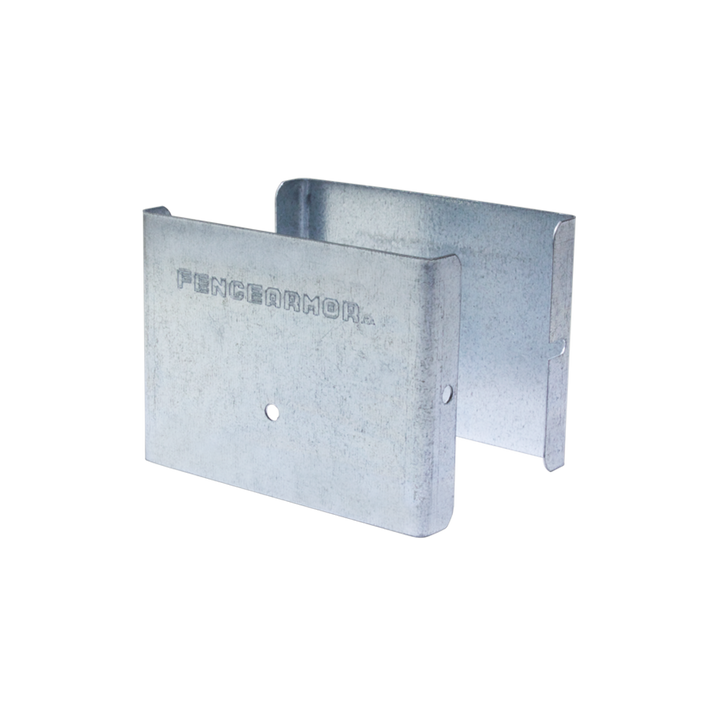 Fence Armor Demi Protection Post Guard 3.5-in Galvanized Steel Bracket For Multiple Fence Types