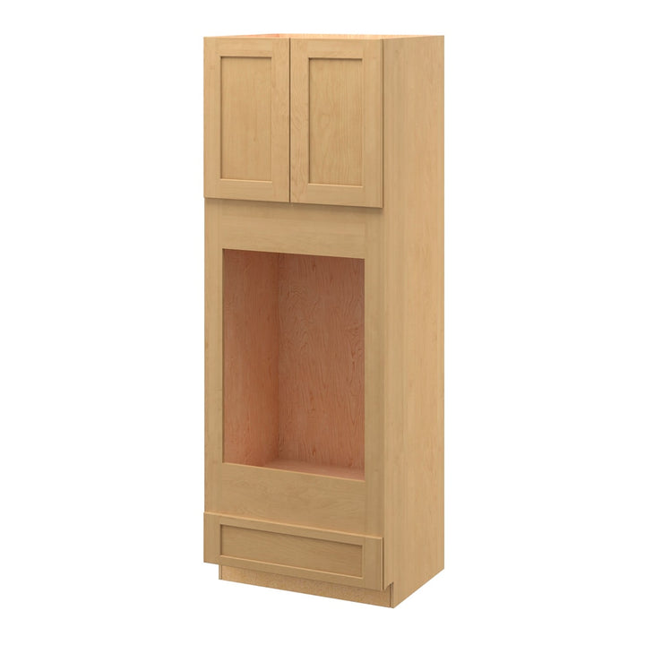 allen + roth Innsbrook 33-in W x 84-in H x 24-in D Rye 1-Drawer Base Fully Assembled Cabinet (Flat Panel Shaker Style)