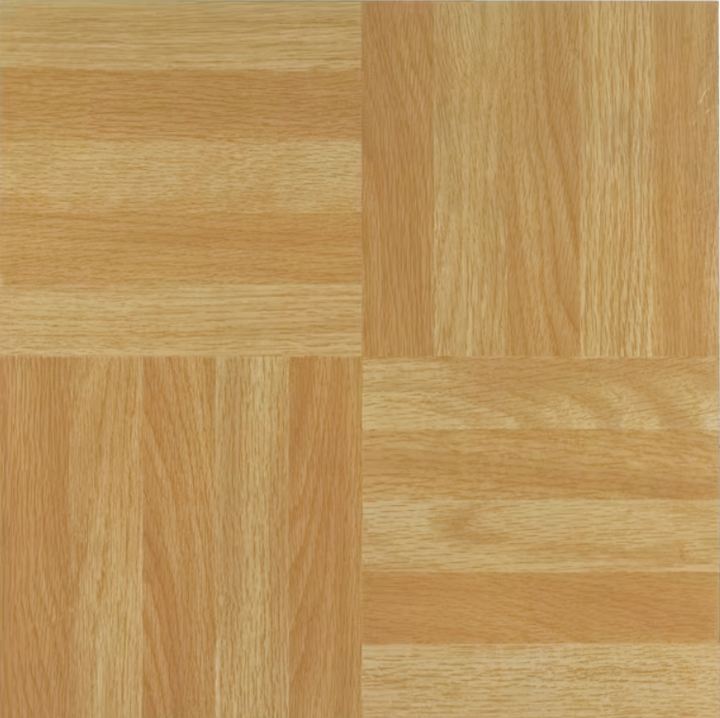 Achim Tivoli Four Finger Square Parquet 12-in x 12-in Peel and Stick Vinyl Tile Flooring (45-sq ft)