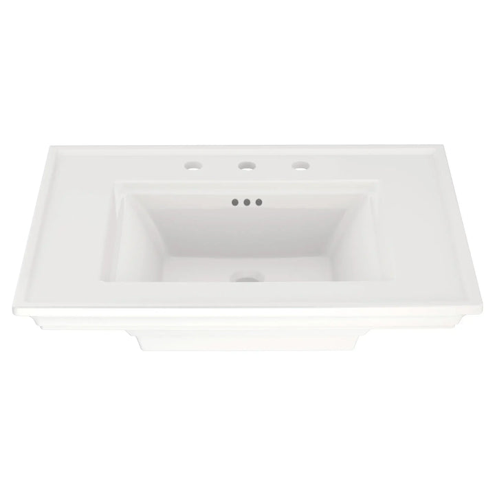 American Standard Town Square S 8 in. Widespread Pedestal Sink Basin in White