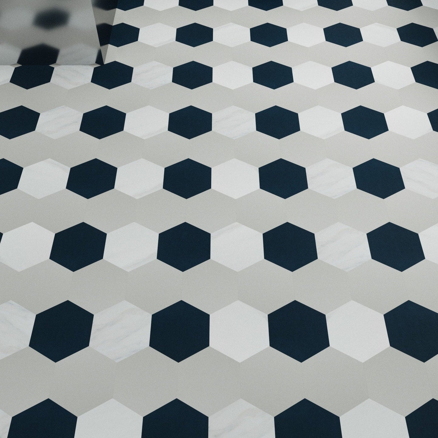 Lucida USA MosaiCore Mist 9-in x 9-in Waterproof Luxury Vinyl Tile Flooring, Glue-Down (12.25-sq ft Carton)