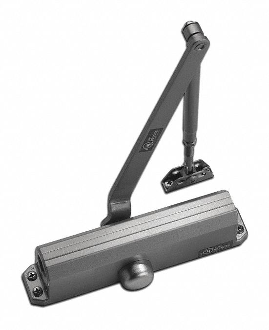 PDQ Door Closer Grade 3 - Light Duty Parallel Mount, Aluminum