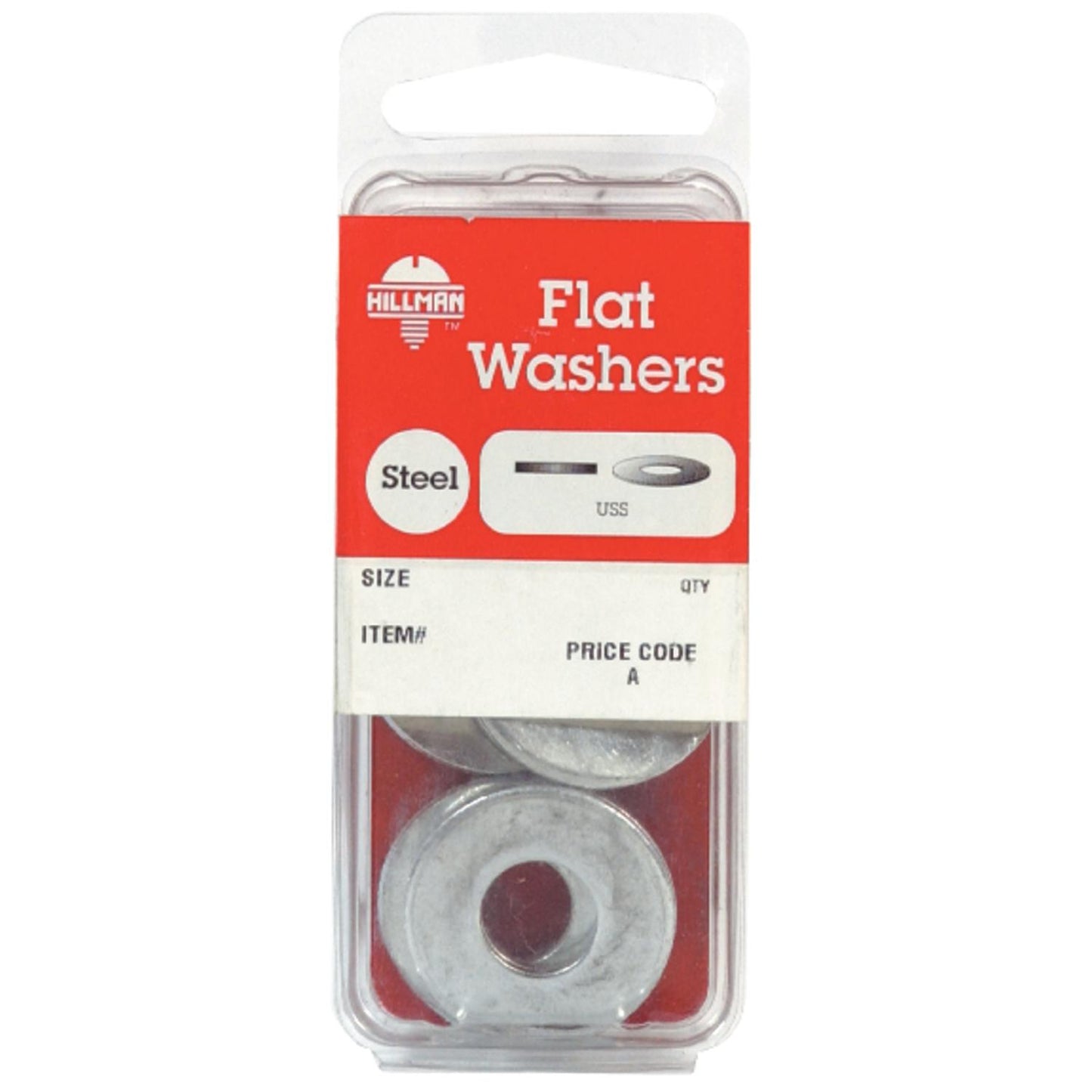 Hillman Zinc-Plated Steel 3/16 in. USS Flat Washer, 30-Pack