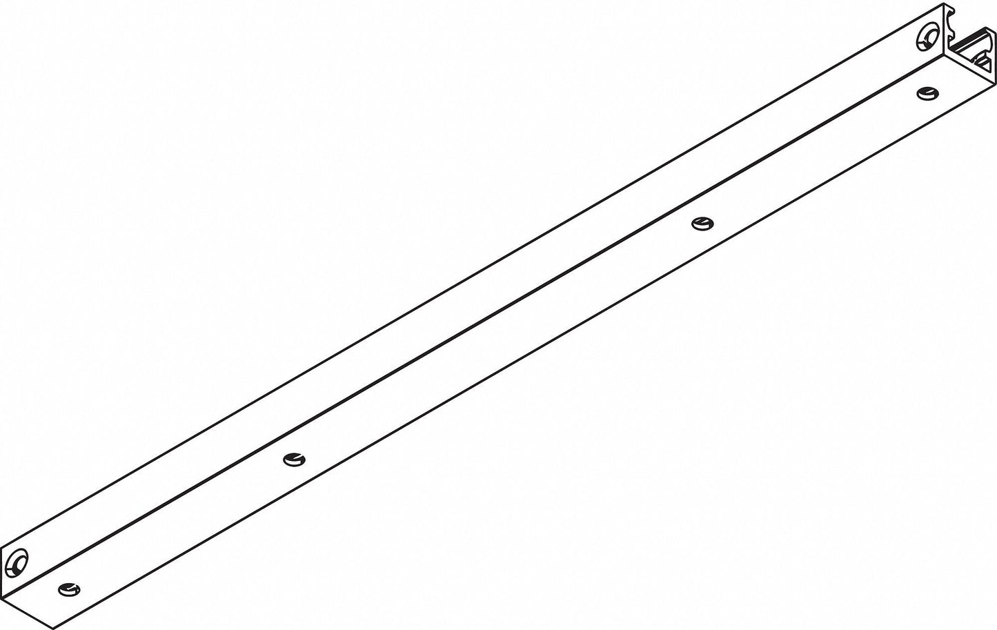 LCN Aluminum Hold Open Track for Door Closers