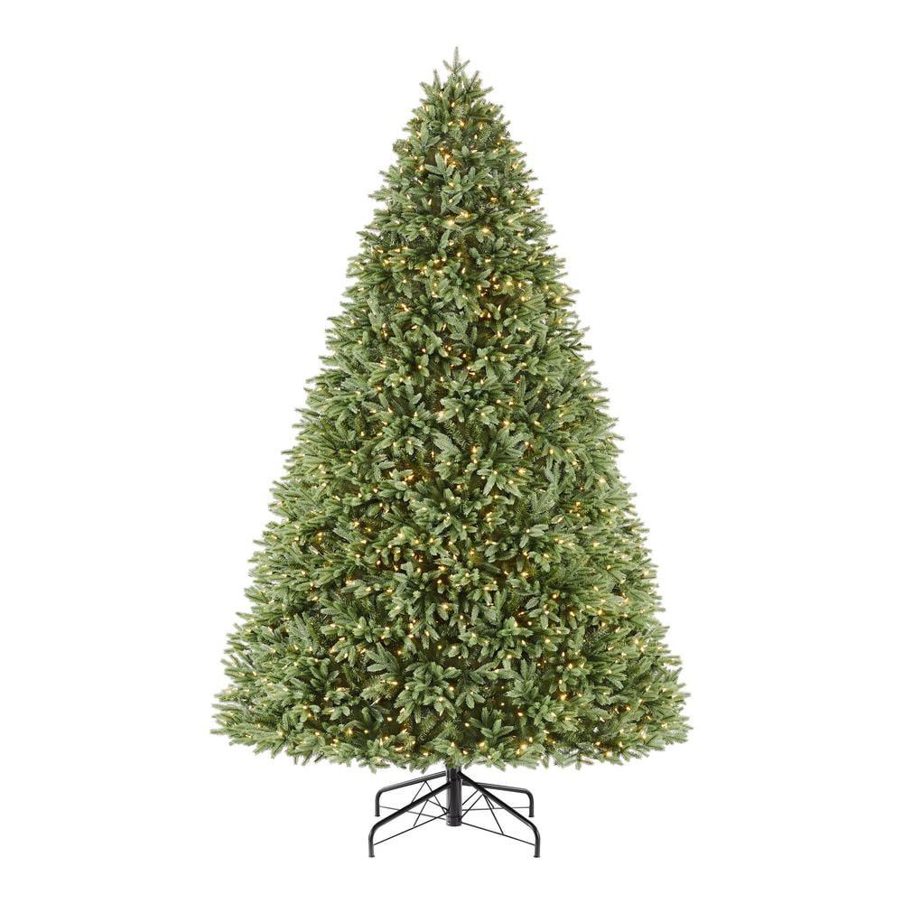 7.5 ft Kingsley Balsam Fir LED Pre- Lit Artificial Christmas Tree with 1,400 SureBright Color Changing Mini Lights - Super Arbor