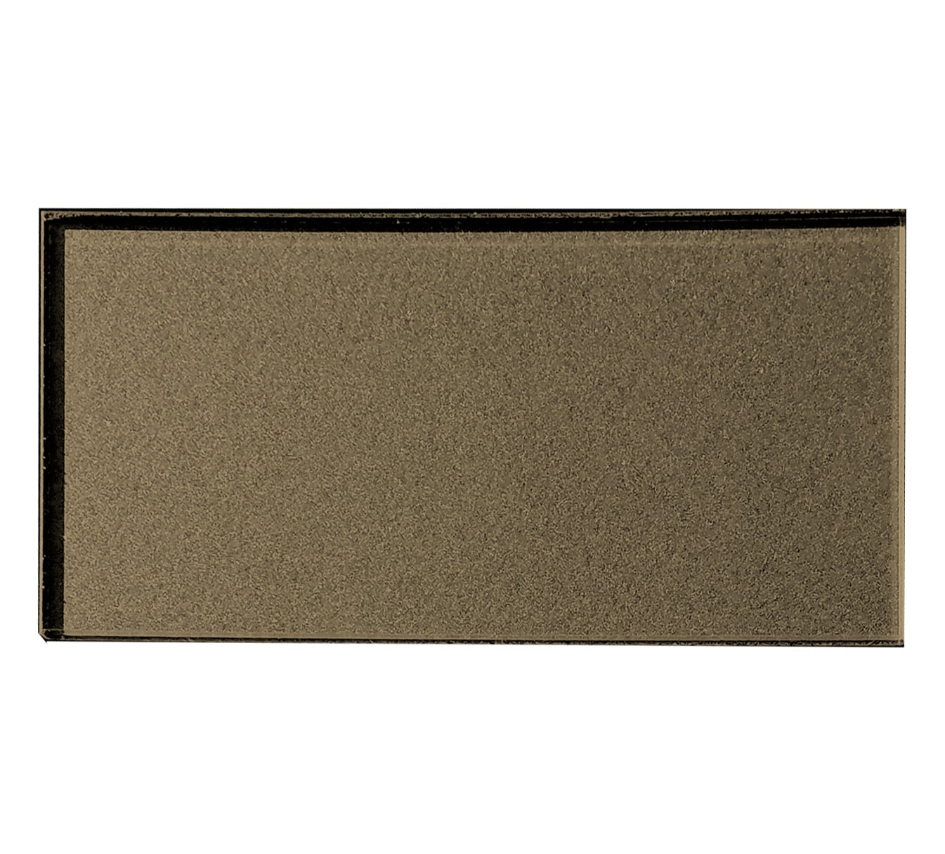 Abolos Custom Bronze 3-in x 6-in Glossy Glass Subway Peel and stick Wall Tile product image