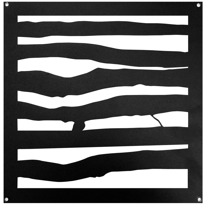 Nuvo Iron 11-in Black Powder Coated Satin Cast Aluminum Gate Insert For Wood Fence