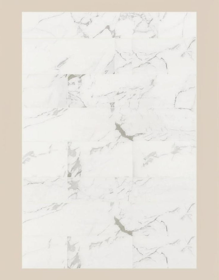 Home Decorators Collection Carrara Polished Porcelain Tile - 12x24