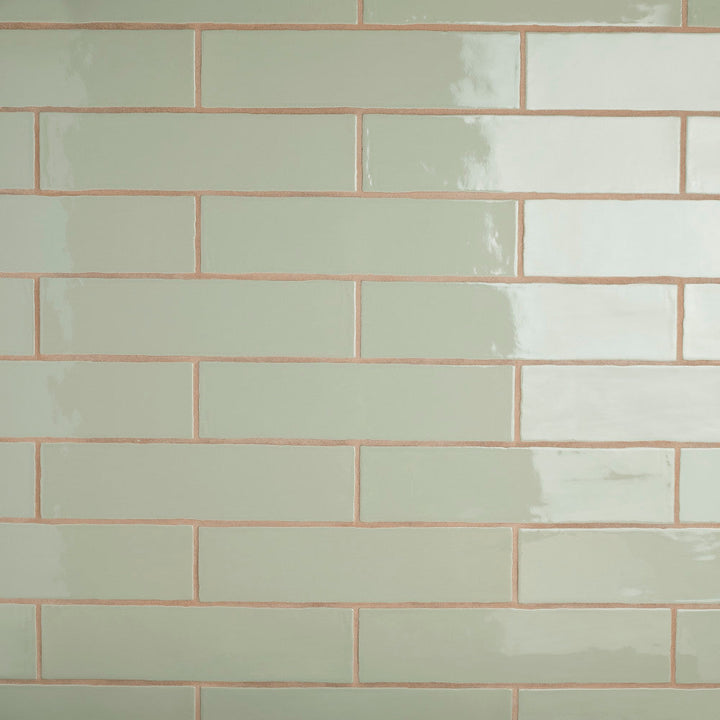 Merola Tile Chester Sage 3 in. x 12 in. Ceramic Wall Subway Tile (5.93 sq. ft. / Case)