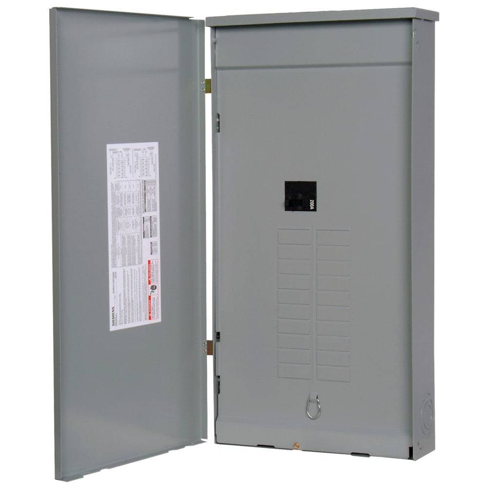 Siemens SN 200-Amp 30-space load center - front view