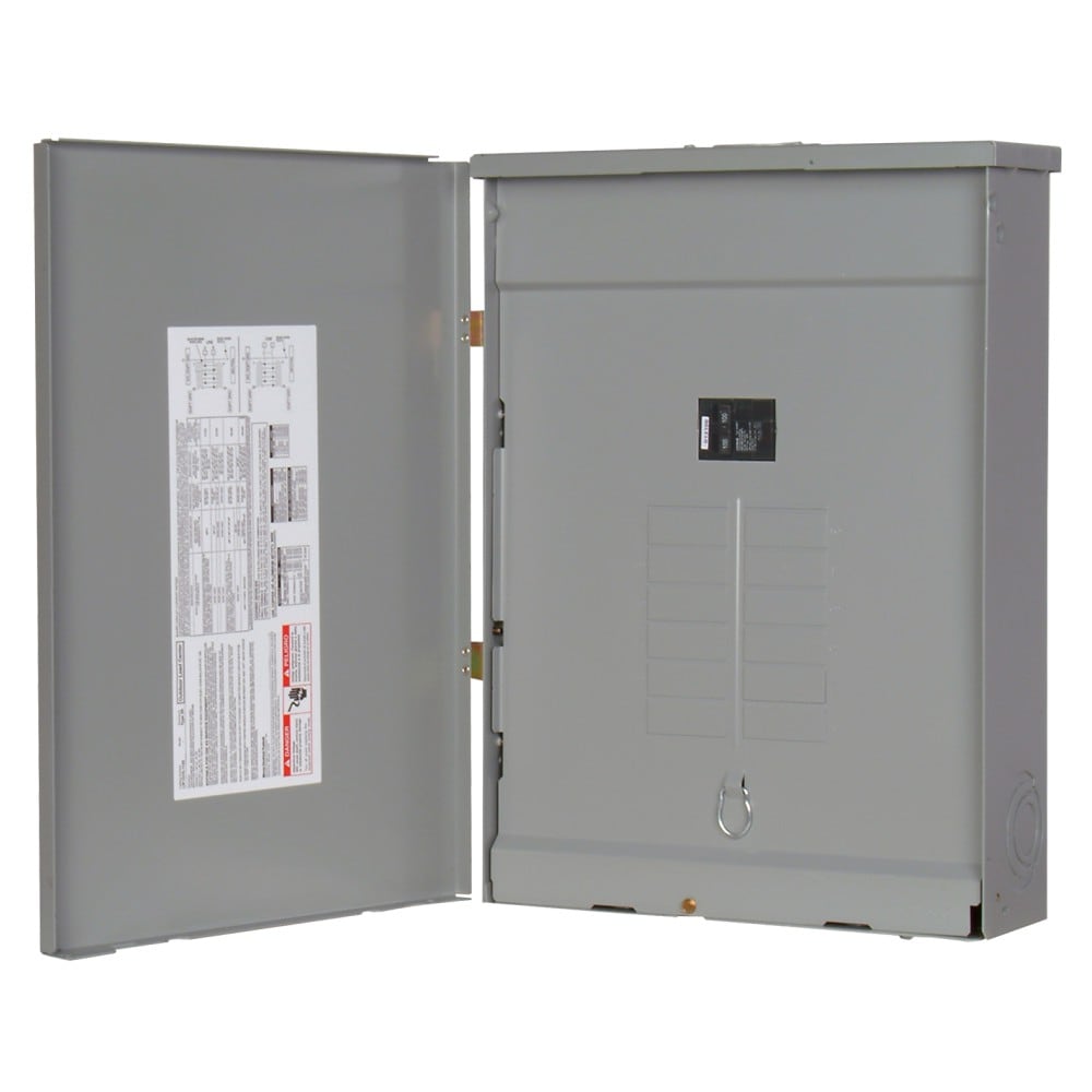 Siemens SN 100-Amp 16-space load center - front view