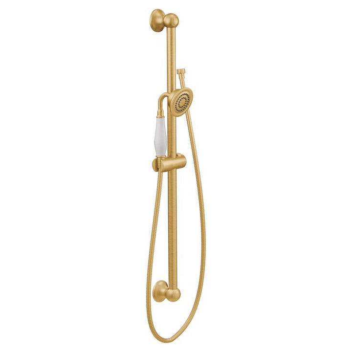 Moen Weymouth Nickel 1-Spray Handheld Shower 1.75-GPM (6.6-LPM)