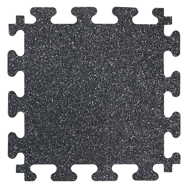 FANMATS 12-in W x 12-in L x 0.25-in T Interlocking Rubber Gym Floor Tile (12-sq ft) (12-Pack)