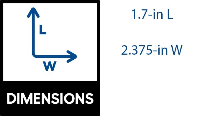 2-in W x 2-in L Black Post Cap- Fits Common Post Measurement: 2-3/8-in x 2-3/8-in