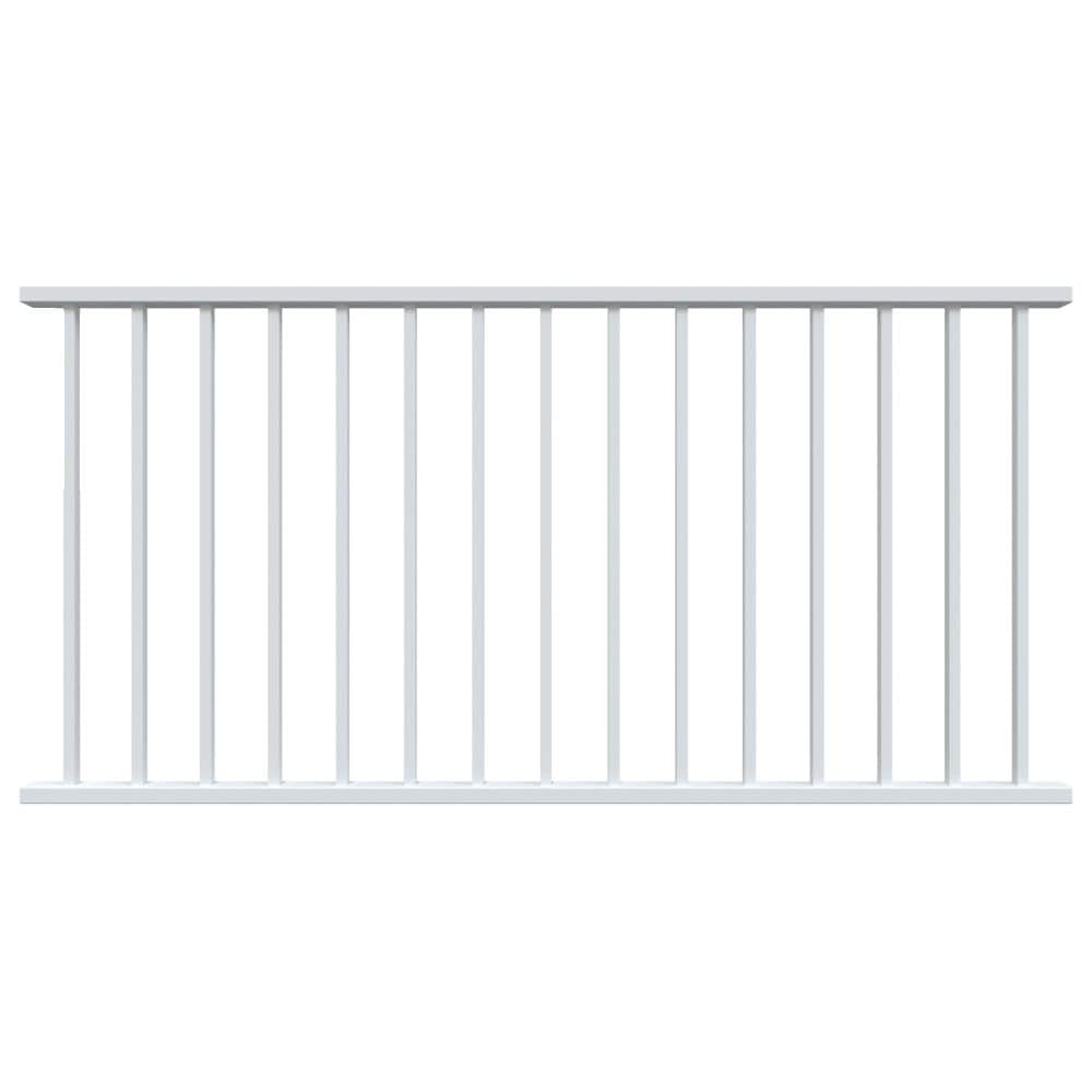 Fortress Building Products 69-ft x 34-in White Aluminum Deck Rail Kit