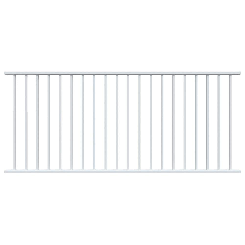 Fortress Building Products 93-ft x 40-in White Aluminum Deck Rail Kit
