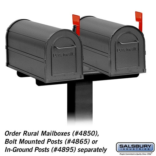 4-Wide Mailbox Spreader for Rural Mailboxes, Bronze