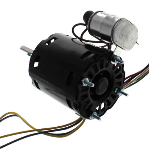 Packard 49101 inducer motor - side view (Type: Permanent Split Capacitor; Voltage: 115/208-230v)
