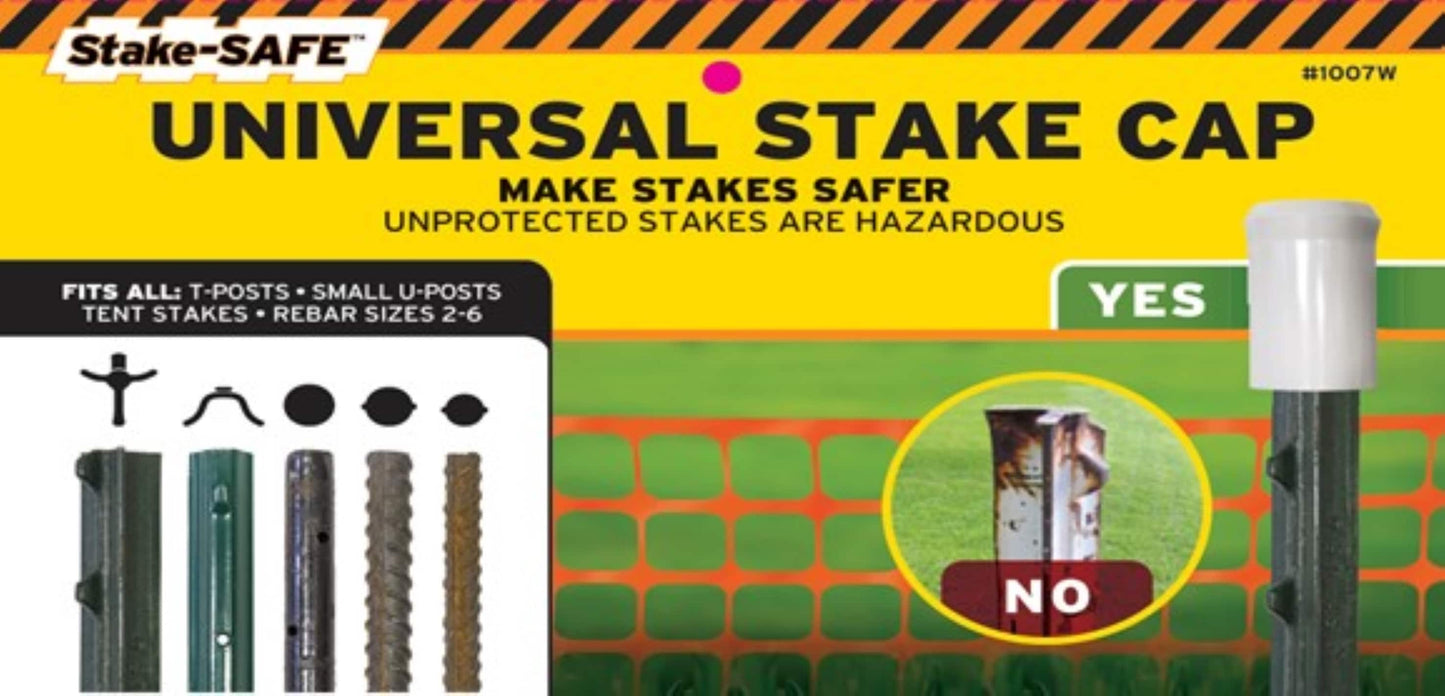 Stake-Safe 4-in W x 11-in L Green T-post/u-post Fence Safety Cap- Fits Common Post Measurement: 4-in x 4-in