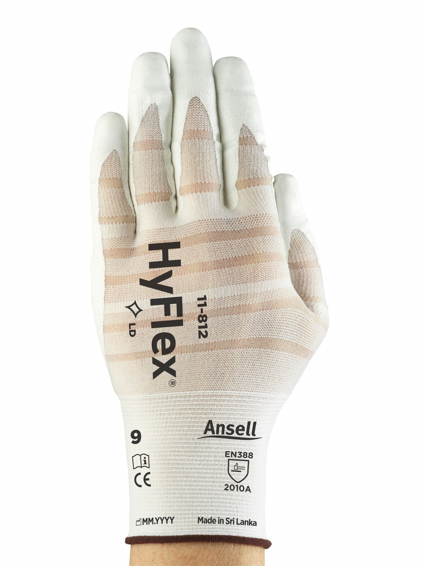 HYFLEX Foam Nitrile Coated Tearaway Gloves - XL, ANSI Abrasion Level 3