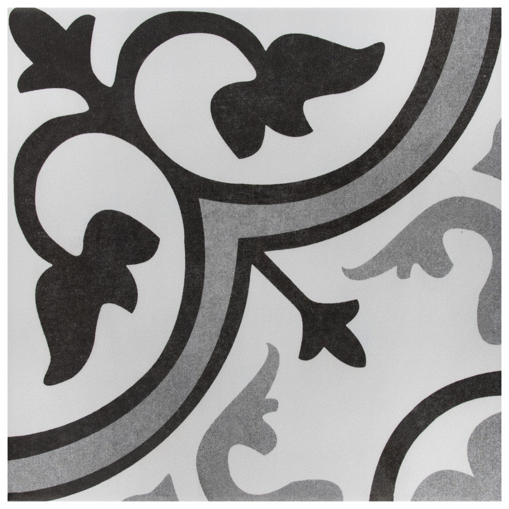 Affinity Tile Amberes Classic II 13-in x 13-in Matte Ceramic Encaustic Floor and Wall Tile product image