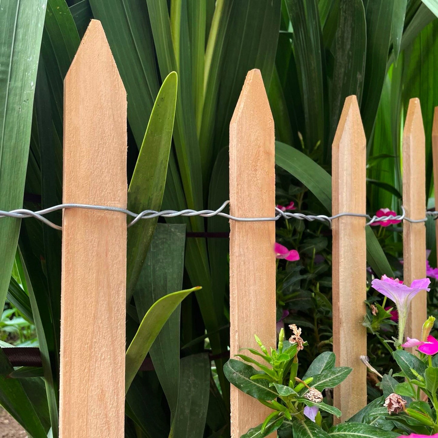 15-ft x 2-ft Brown Cedar Woven Wire Rolled Fencing