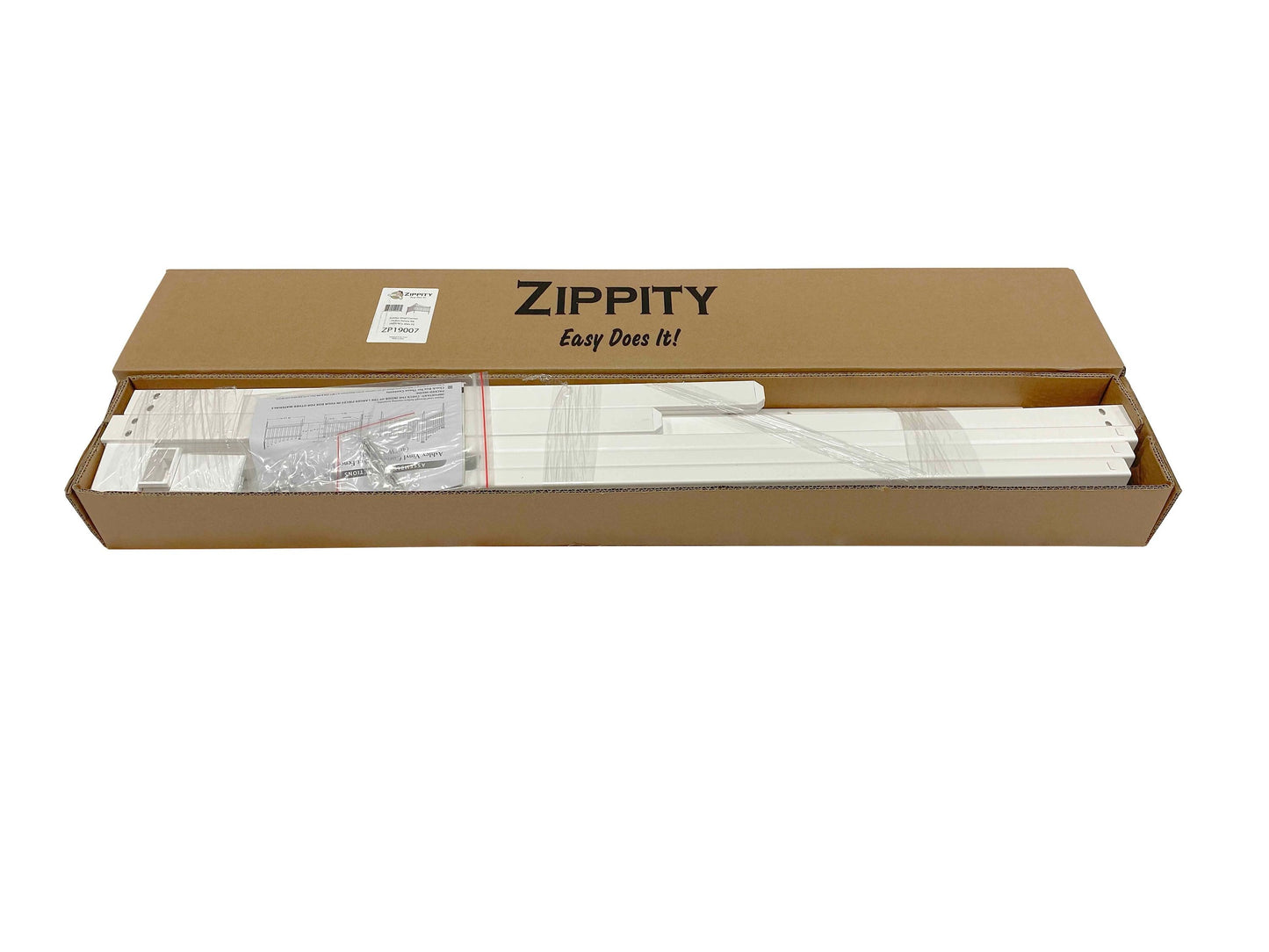 Zippity Outdoor Products Ashley 2 Panels 2.5-ft H x 3-ft W White Vinyl Scallop Fence Panel (Unassembled)