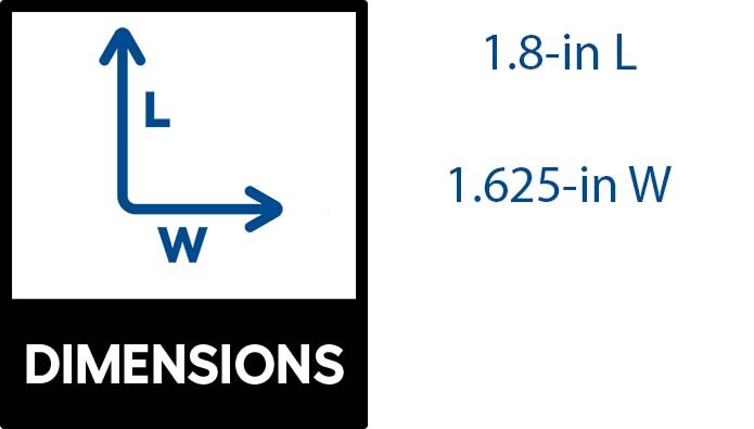 2-in W x 2-in L Aluminum Post Cap- Fits Common Post Measurement: 1-5/8-in x 1-5/8-in