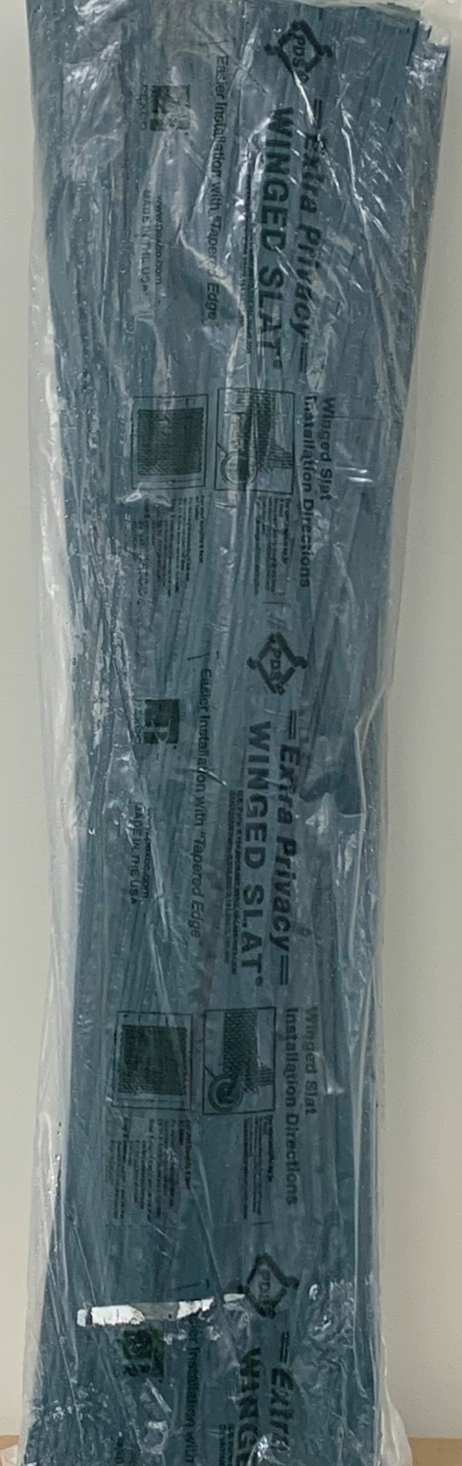 Pexco 6-ft H x 1-3/8-in W Green Hdpe Chain Link Fence Slat