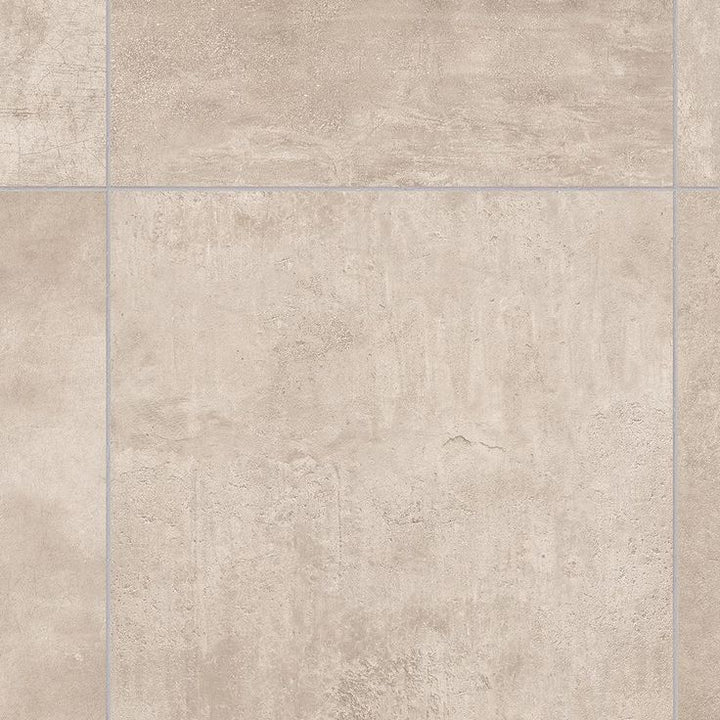 TrafficMASTER Brushed Limestone Neutral Residential Vinyl Sheet, Sold by 12 ft. Wide x Custom Length