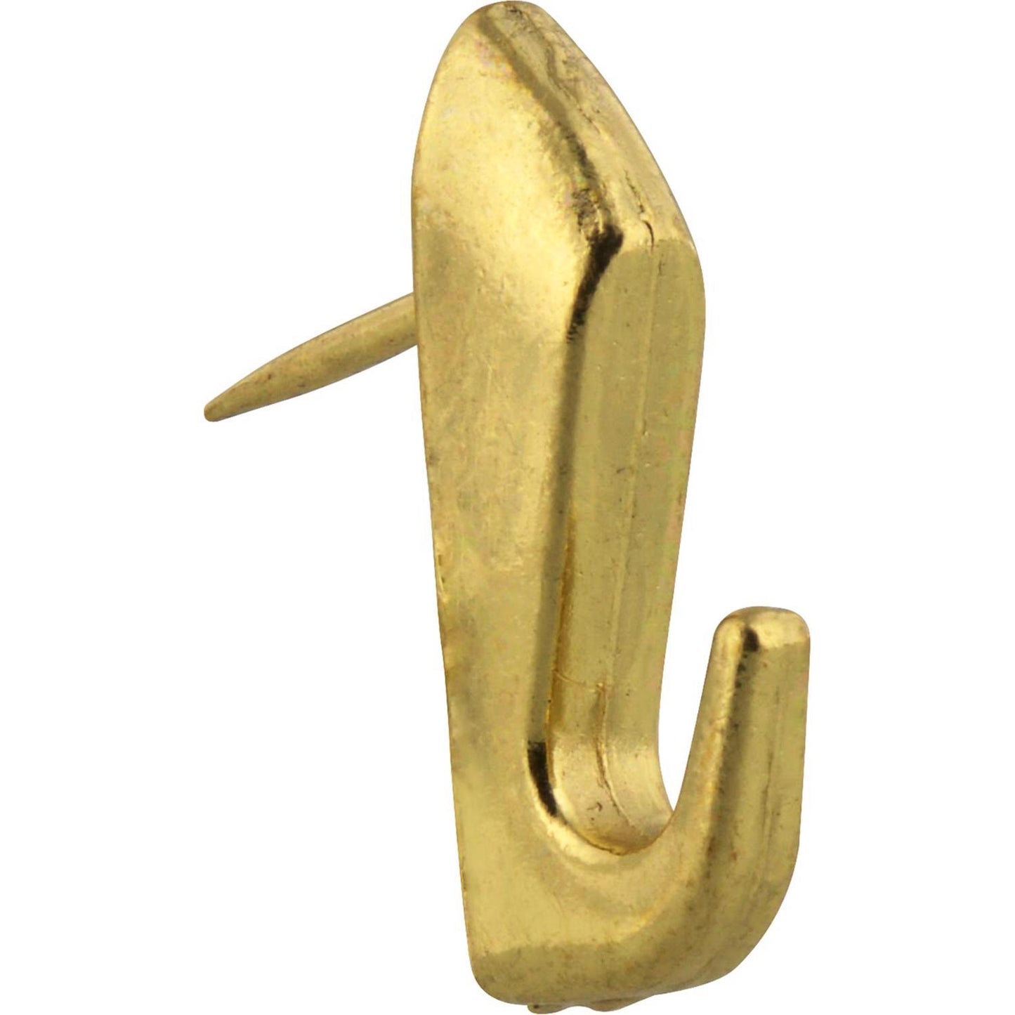 Hillman AnchorWire Brass-Plated Gold Push Pin Picture Hangers, 20 lb Capacity, 4-Pack