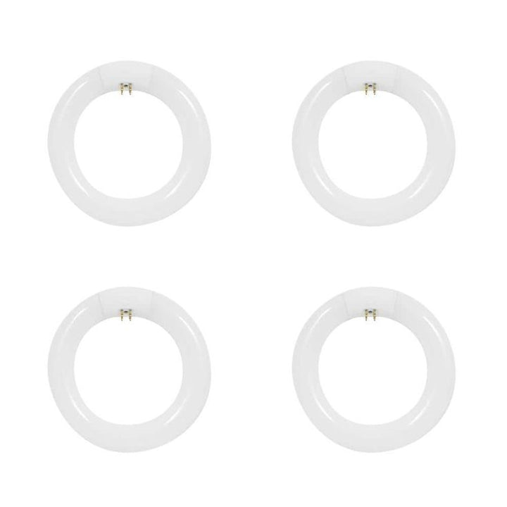 Feit Electric 8 in. 15-Watt (22-Watt Equivalent) T9 Cool White 4100K G10Q Circline LED Light Bulb (4-Pack)